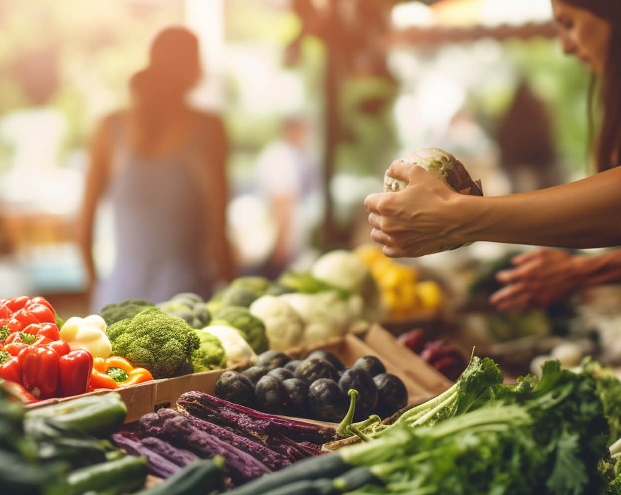 Le marché de Cunlhat aux alentours du camping l’Emeraude du lac près de Clermont-Ferrand dans le Puy-de-Dôme