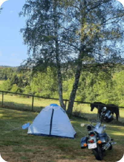 Emplacements de camping pour tentes dans le Puy-de-Dôme