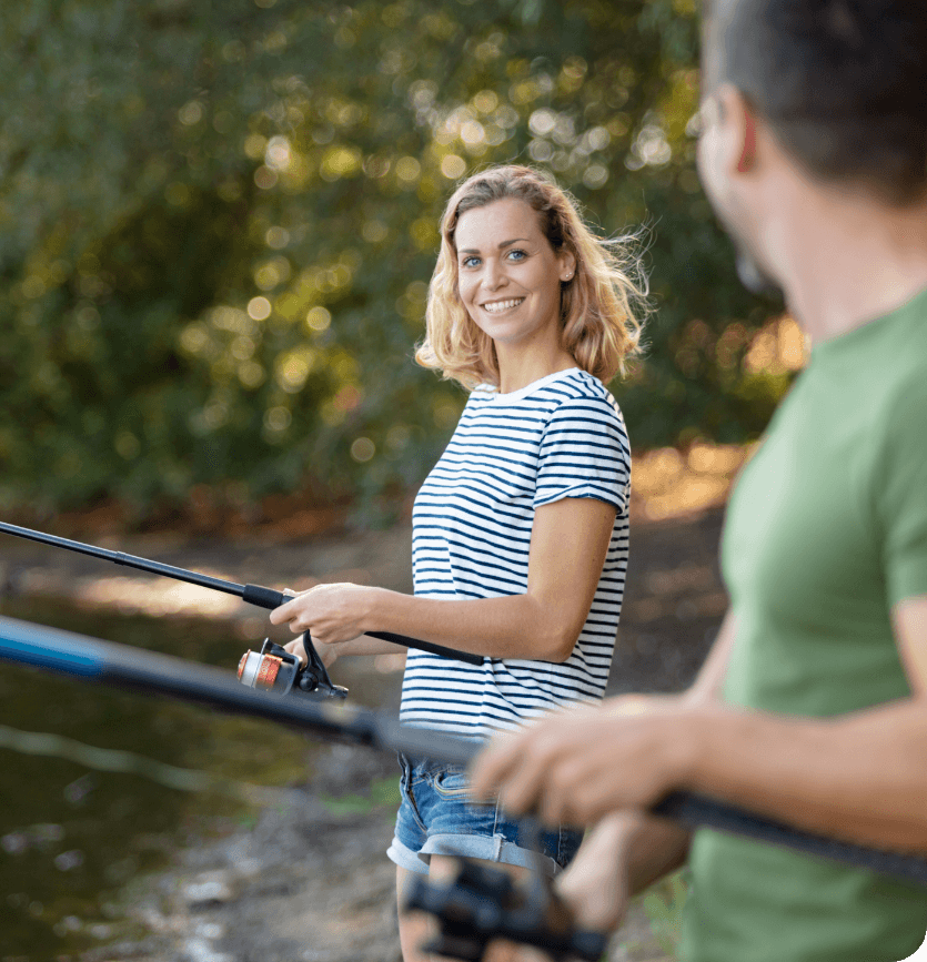 Les pêcheurs devront partager les berges du Lac avec les autres pêcheurs et usagers avec courtoisie et civisme