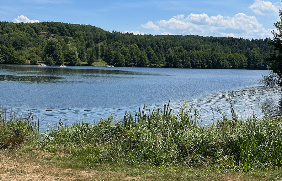 Spots de pêche au lac de Cunlhat